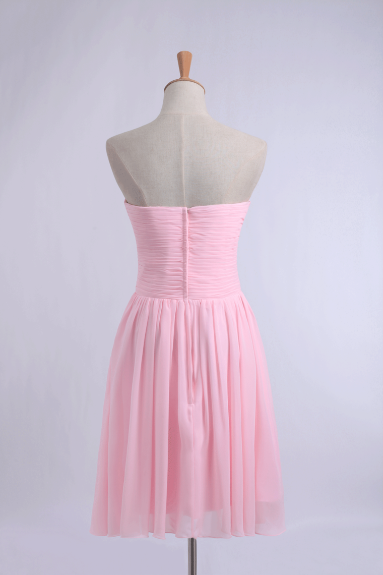 New Arrival Homecoming Dress Sweetheart Short/Mini Ruffled