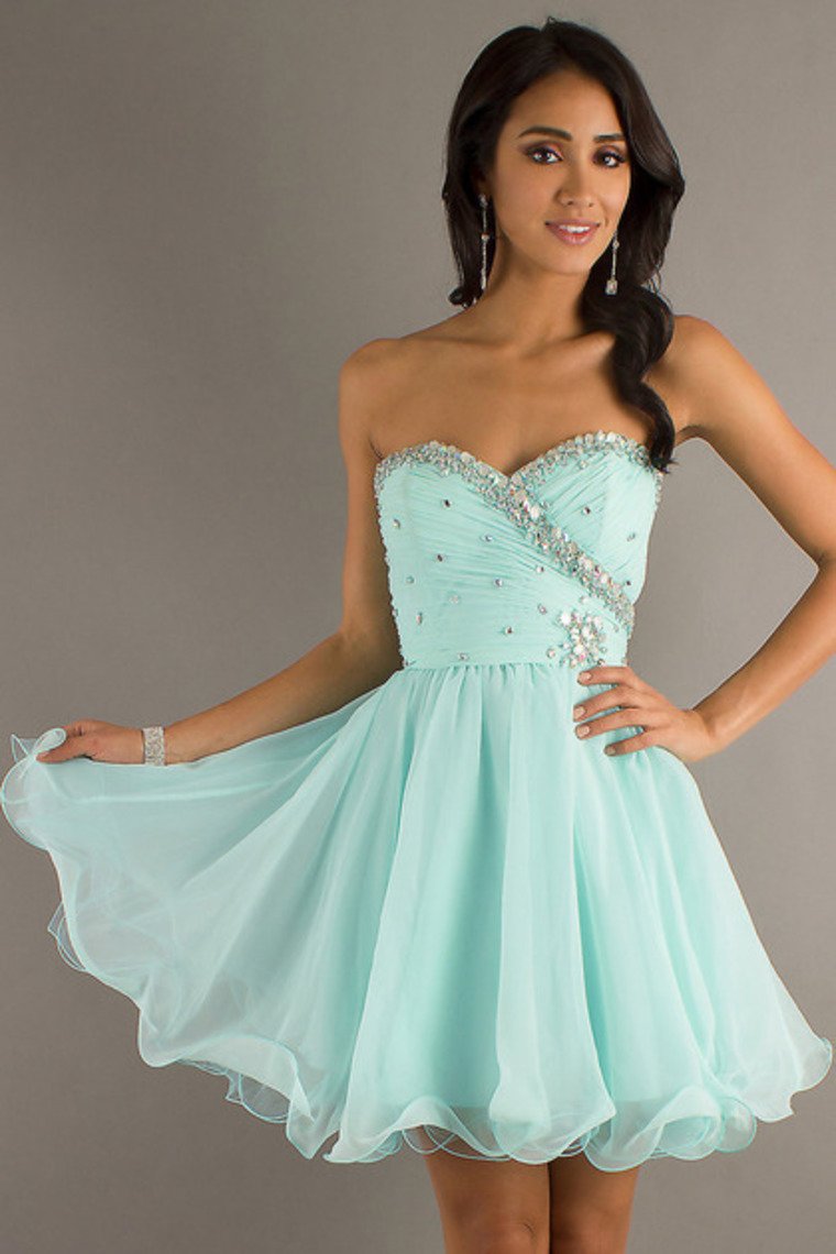 Big Clearance Sale Homecoming Dresses A Line Short/Mini Chiffon