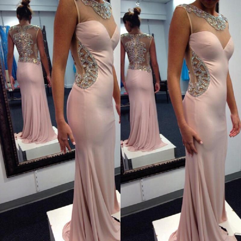 Sexy Prom Dress Chiffon Mermaid Evening Dress Long Evening Gown Prom Dresses WK389